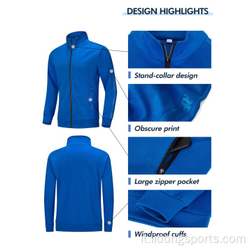 Servizio OEM Custom Winver Men Gym Polyester Tracksuit